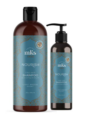 MKS eco Nourish Shampoo - Fine Hair (Light Breeze Scent)