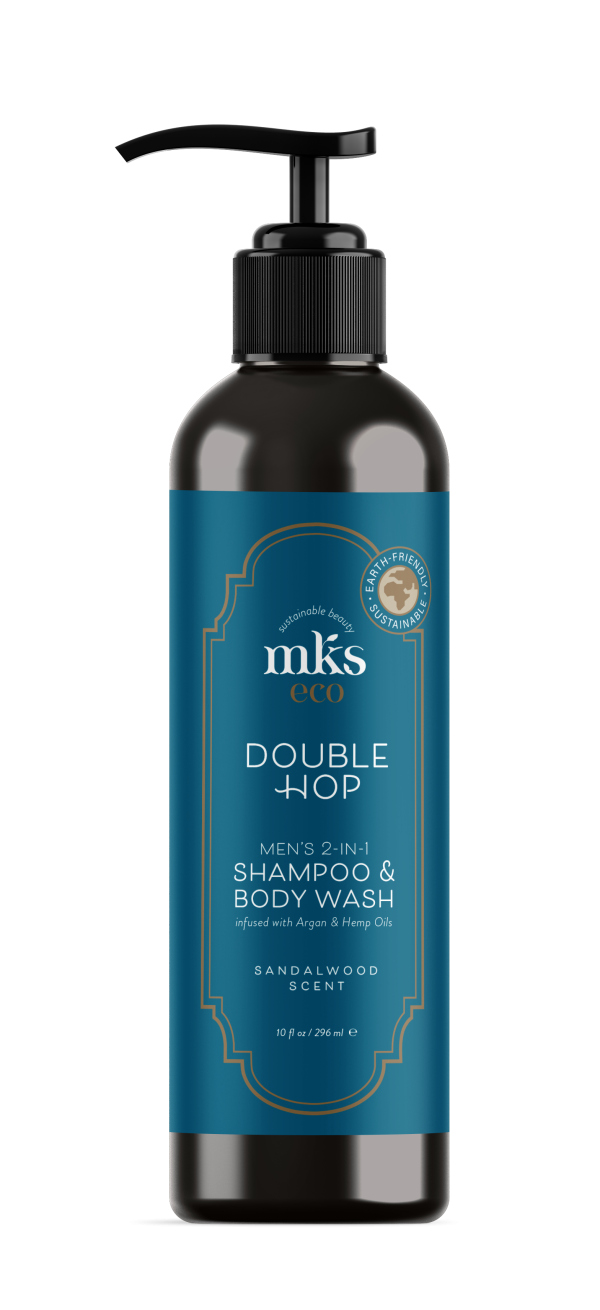 MKS eco Double Hop - Shampoo & Body Wash (Sandalwood Scent) | 10 fl. oz.
