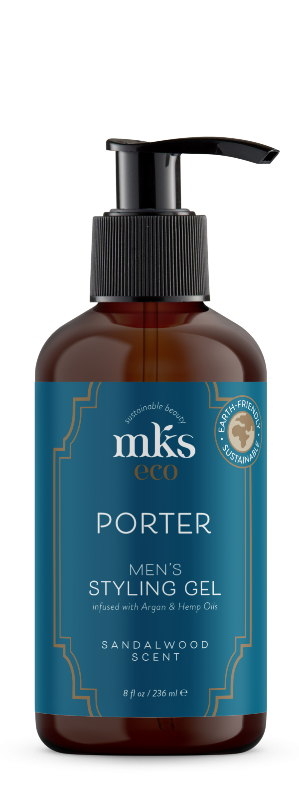 MKS eco Porter – Styling Gel (Sandalwood Scent) | 8 fl. oz.