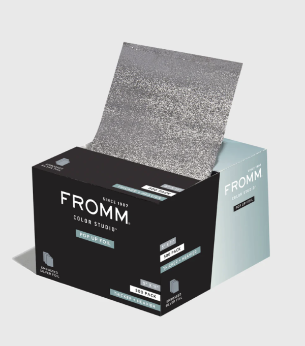 Fromm 5"x11" Lightweight Embossed Pop Up Foil Silver - 500 Pack - Image 2
