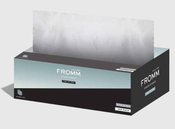Fromm 9"x10.75" Lightweight Embossed Pop Up Foil Silver - 500 Pack - Image 2