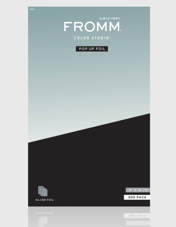 Fromm 9"x10.75" Lightweight Embossed Pop Up Foil Silver - 500 Pack