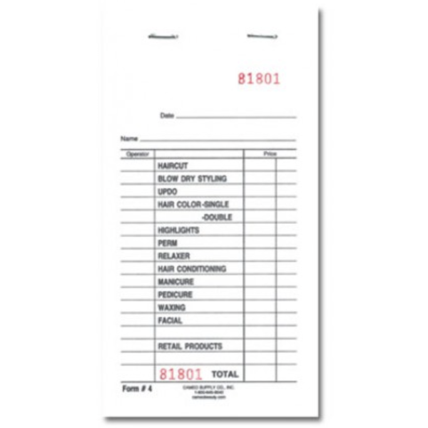 Cameo Check Pad #4 - White