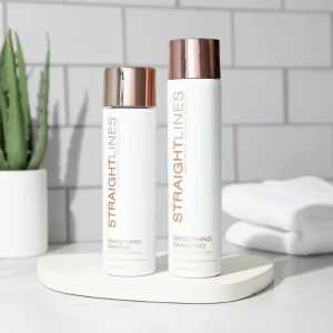 Straightlines Smoothing Shampoo & Conditioner - Original Formula | 10 fl. oz. & 8.5 fl. oz