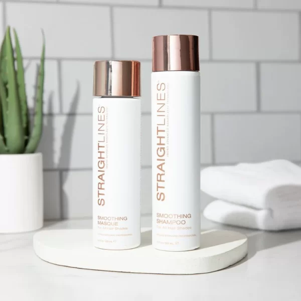 Straightlines Smoothing Shampoo & Conditioner - Original Formula | 10 fl. oz. & 8.5 fl. oz